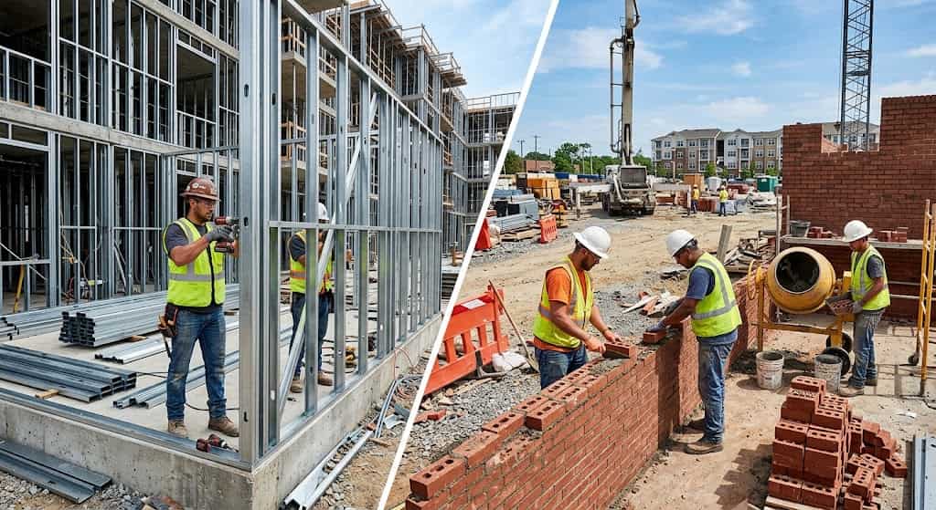 Metalcom vs albañilería: ¿qué sistema de construcción conviene más?